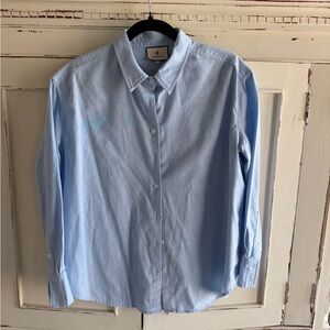 Tuckernuck XS Light Blue Oxford Button-Up Shirt EUC